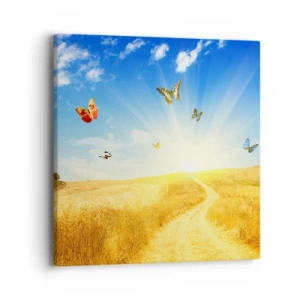 Quadro su tela - Stampe su Tela - Come non amare l'estate? - 40x40 cm