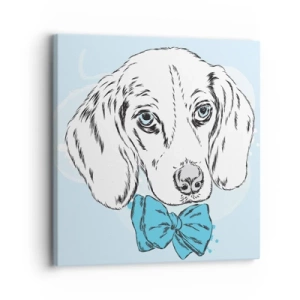 Quadro su tela - Stampe su Tela - Eleganza canina - 30x30 cm