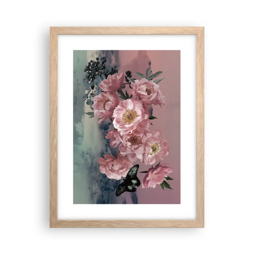 Poster in cornice rovere chiaro - L'apice della romanticità - 30x40 cm