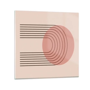 Quadro su vetro - Attrazione irresistibile - 70x70 cm