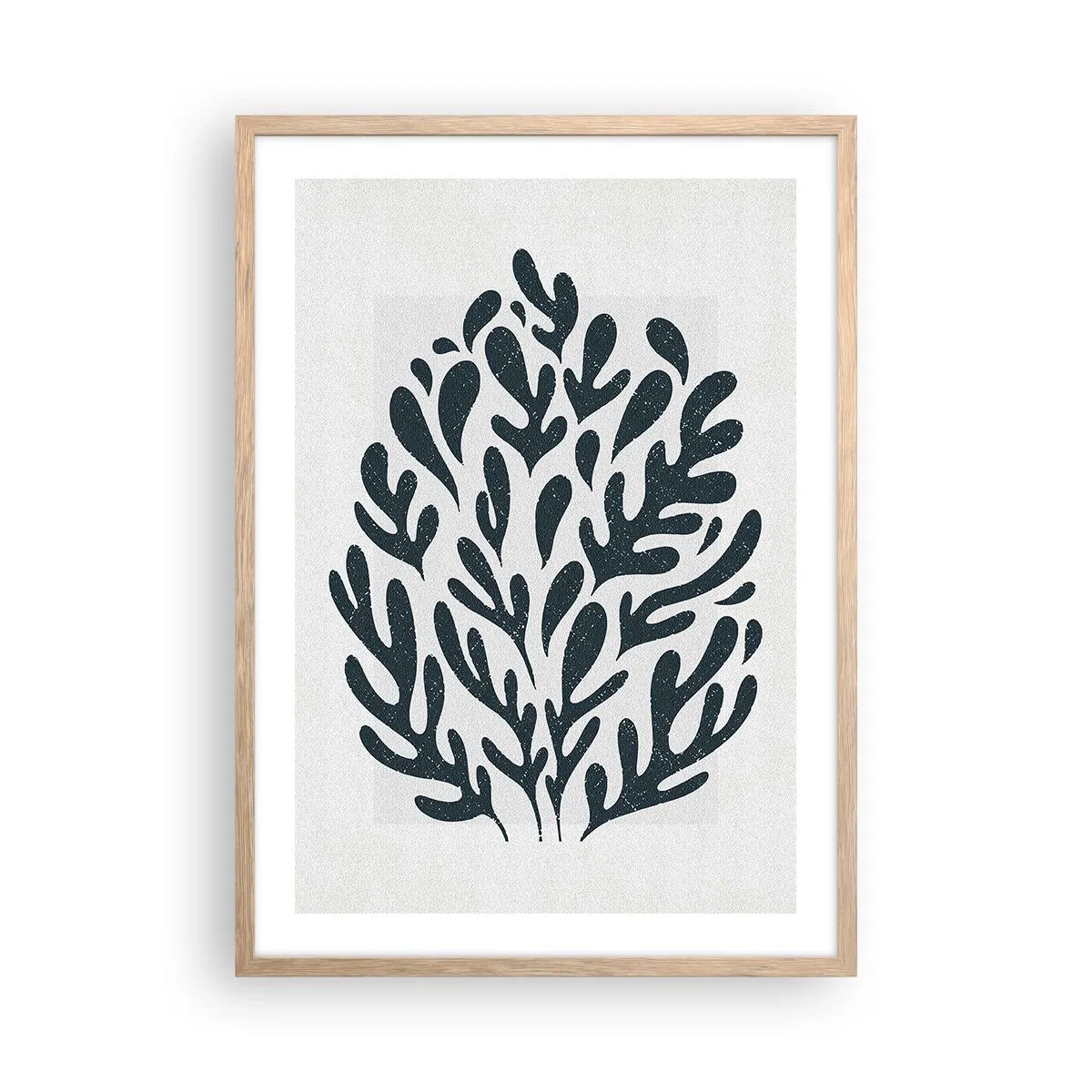 Poster in cornice rovere chiaro - Le forme della natura - 50x70 cm