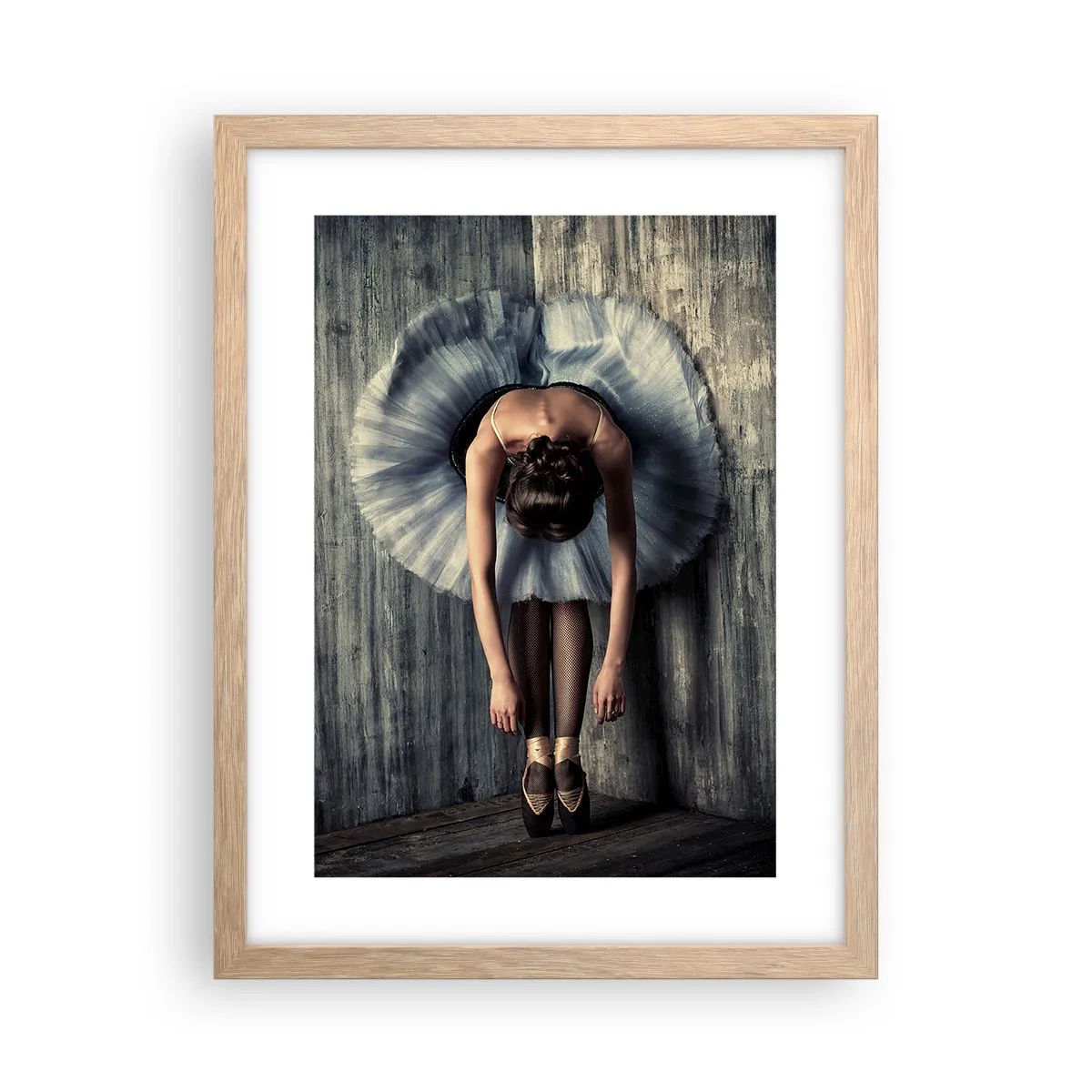 Poster in cornice rovere chiaro - Quando la musica tace - 30x40 cm