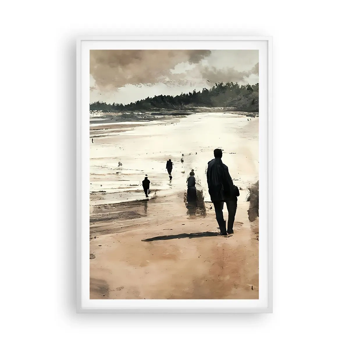 Poster in cornice bianca - Convocati - 70x100 cm