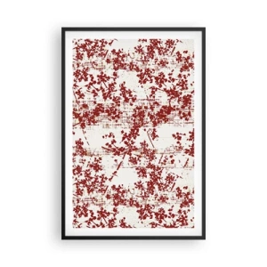 Poster in cornice nera - Come l'antico percalle - 61x91 cm