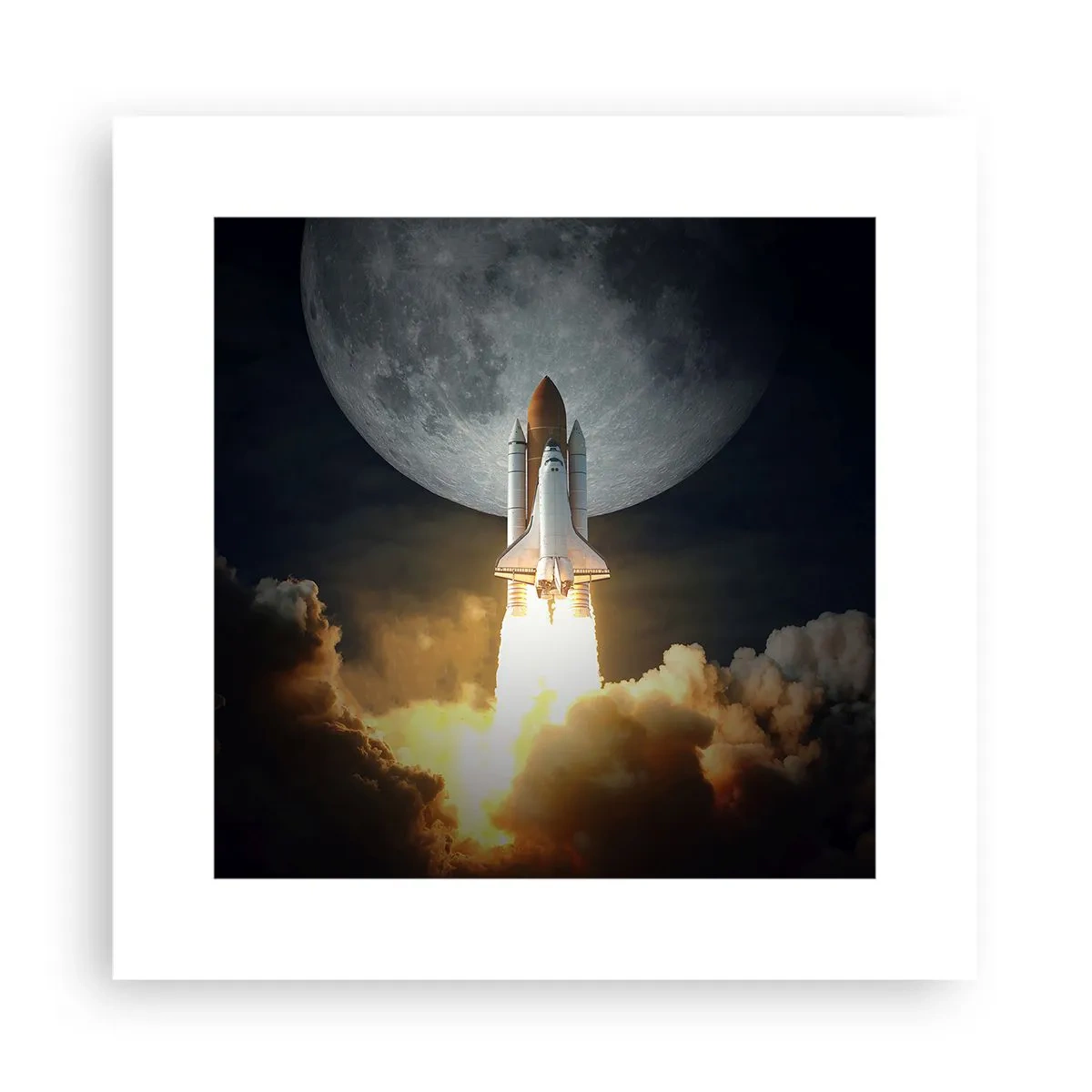 Poster - L'inizio di un'avventura spaziale - 30x30 cm