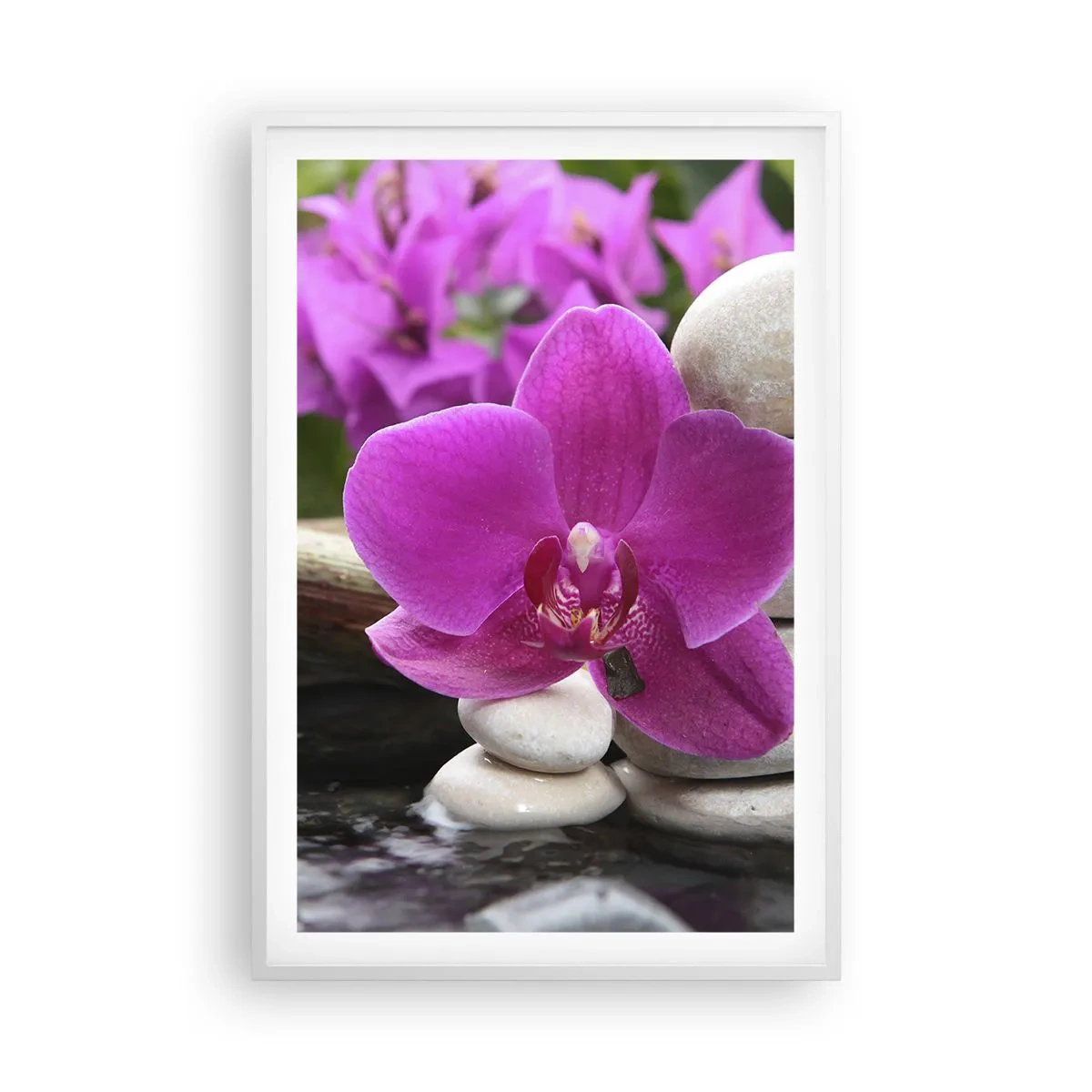 Poster in cornice bianca - E già ti riposi - 61x91 cm