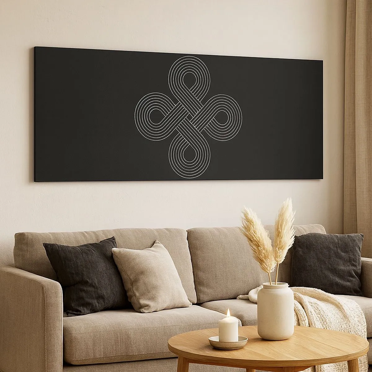 Quadro su tela - Stampe su Tela - Nello spirito celtico - 100x40 cm