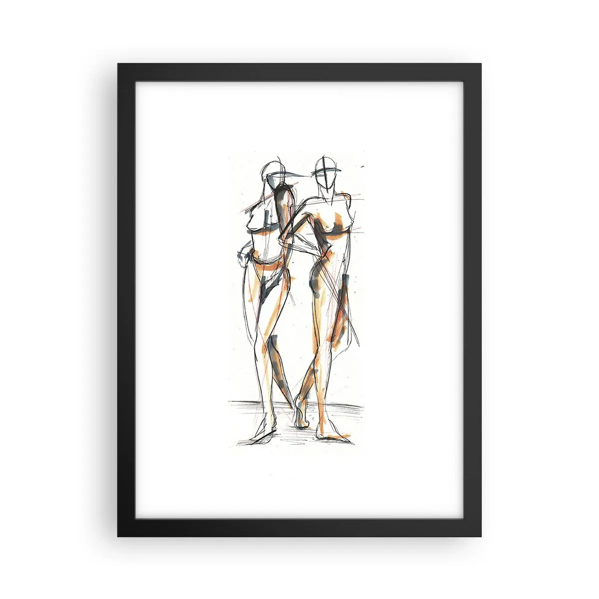 Poster in cornice nera - Studio di armonia - 30x40 cm