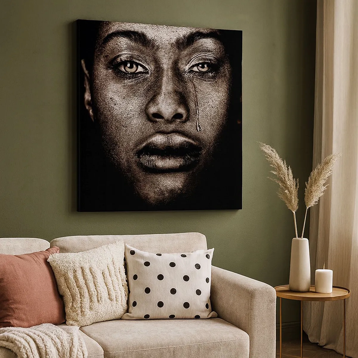 Quadro su tela - Stampe su Tela - Un'unica lacrima - 30x30 cm