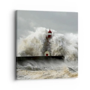 Quadro su tela - Stampe su Tela - L'ira dell'oceano - 40x40 cm