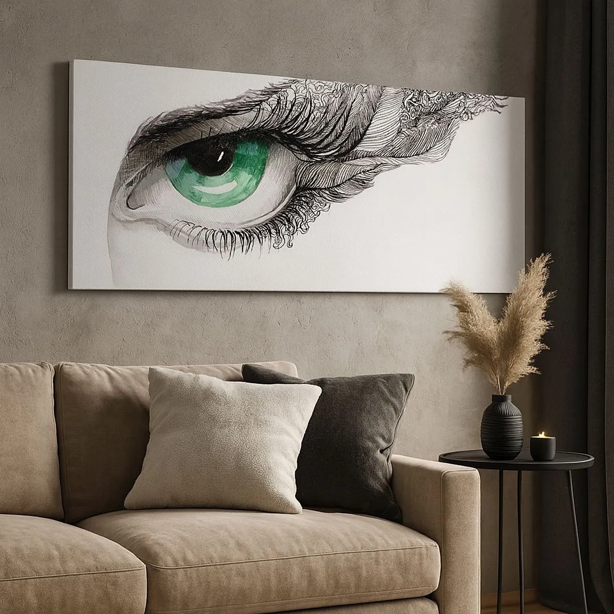 Quadro su tela - Stampe su Tela - Bella e pronta all'attacco - 100x40 cm