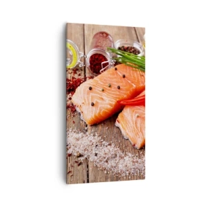 Quadro su tela - Stampe su Tela - Avventura norvegese in cucina - 55x100 cm