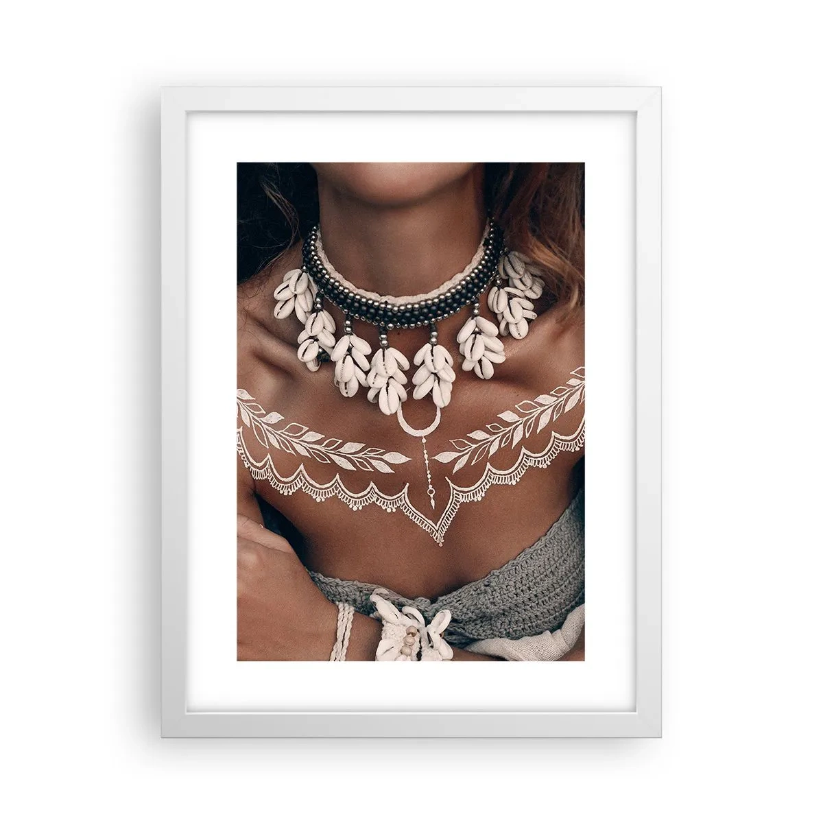 Poster in cornice bianca - Talismani, rituali di femminilità - 30x40 cm
