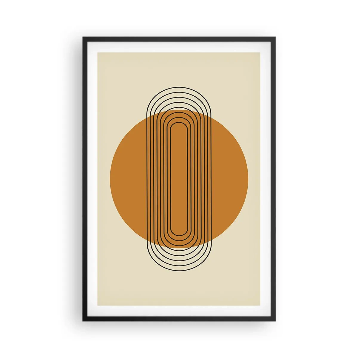 Poster in cornice nera - Piano perfetto - 61x91 cm