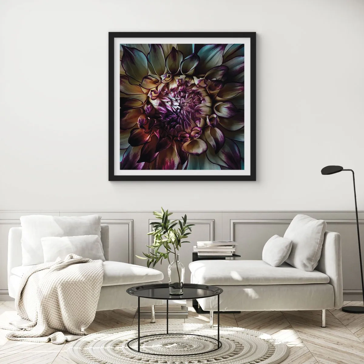 Poster in cornice nera - Il rigoglio della giovinezza - 30x30 cm