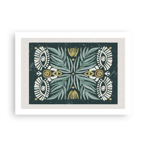 Poster - Geometrie di arte popolare - 70x50 cm