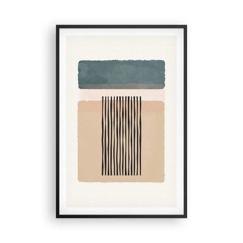 Poster in cornice nera - Tutto a posto - 61x91 cm