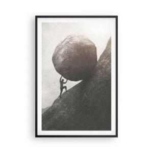 Poster in cornice nera - Credo contro ogni speranza - 61x91 cm