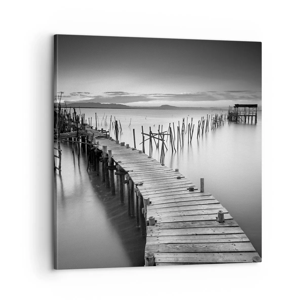 Quadro su tela - Stampe su Tela - La pace della riva dimenticata - 60x60 cm