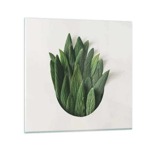 Quadro su vetro - Curiosità irrefrenabile - 50x50 cm