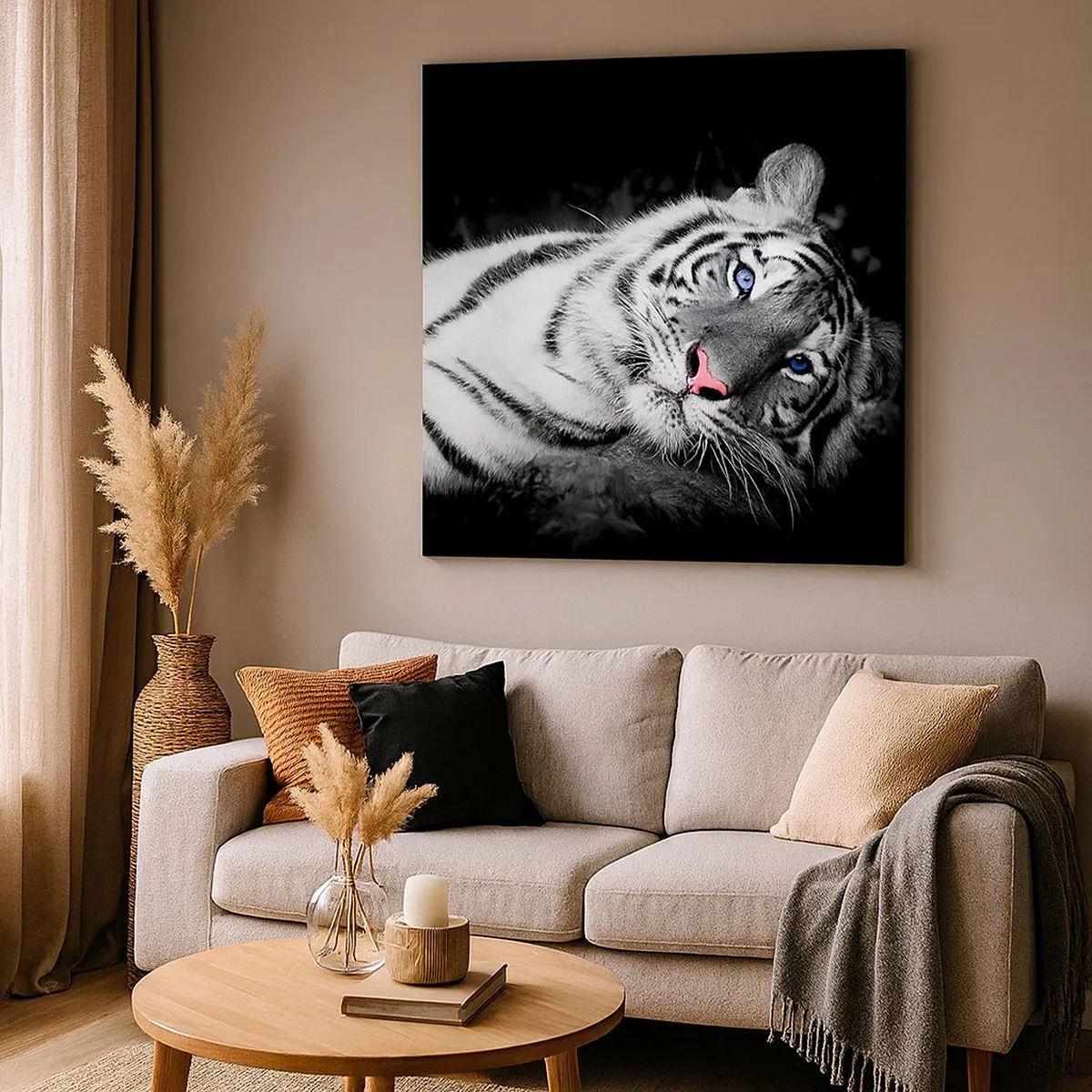 Quadro su tela - Stampe su Tela - Selvaggità e pace - 30x30 cm