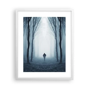 Poster in cornice bianca - E tutto è semplice e chiaro - 40x50 cm