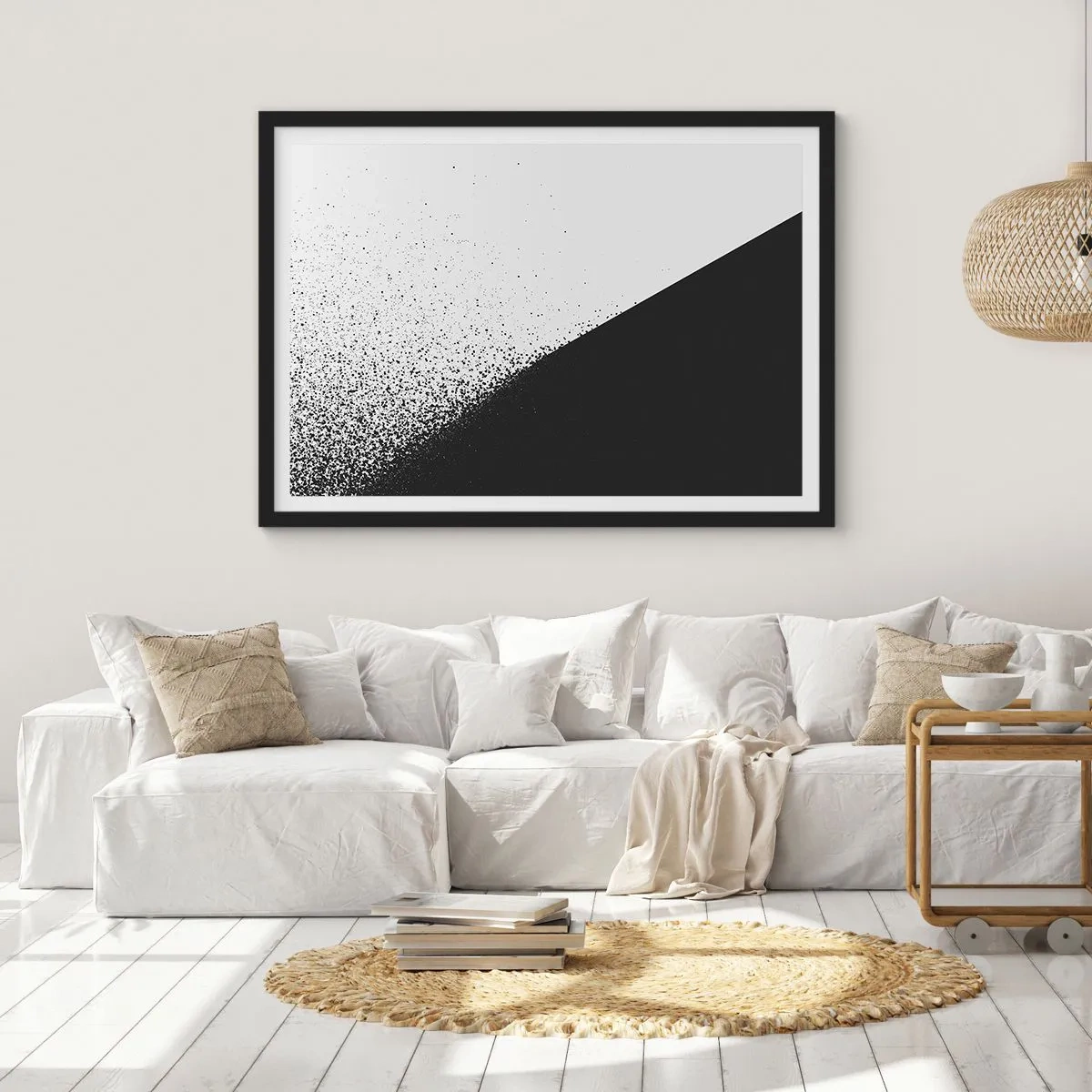 Poster in cornice nera - Più veloce, sempre di più - 50x40 cm