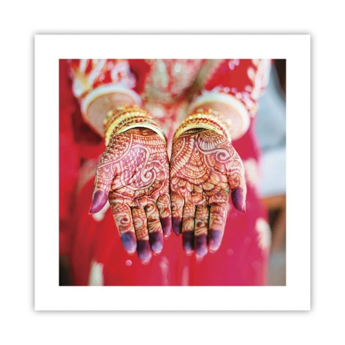 Poster - Pronta ad afferrare la fortuna - 40x40 cm