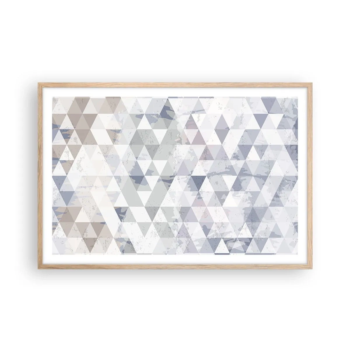 Poster in cornice rovere chiaro - Al ritmo di tre - 91x61 cm