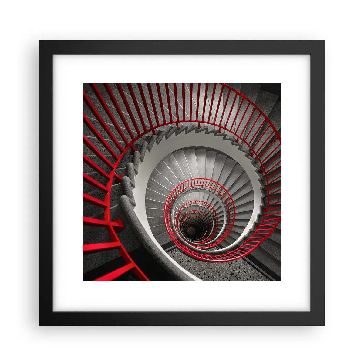 Poster in cornice nera - I giochi dell'architettura - 30x30 cm
