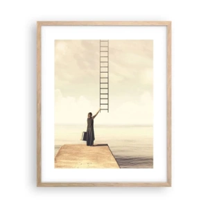 Poster in cornice rovere chiaro - Viaggio magico - 40x50 cm