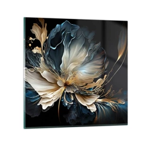 Quadro su vetro - Fantastico fiore di felce - 50x50 cm