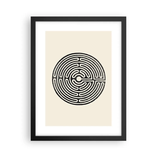 Poster in cornice nera - Ordine misterioso - 30x40 cm