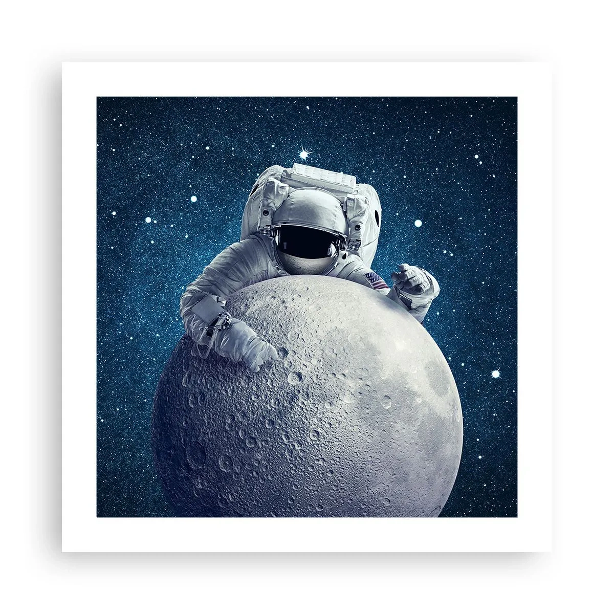 Poster - Burlone spaziale - 50x50 cm