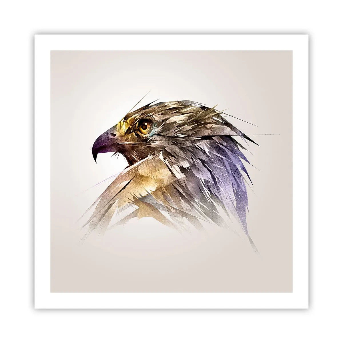 Poster - Ritratto di guerriero - 60x60 cm