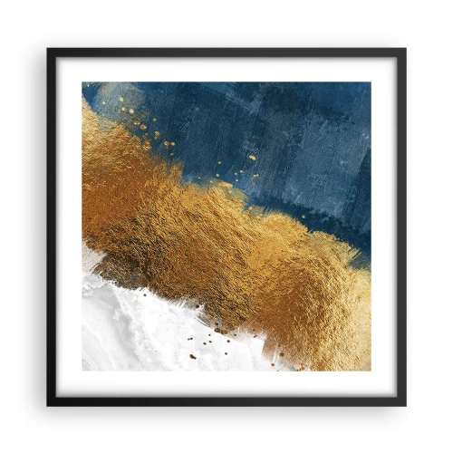 Poster in cornice nera - I colori dell'estate - 50x50 cm