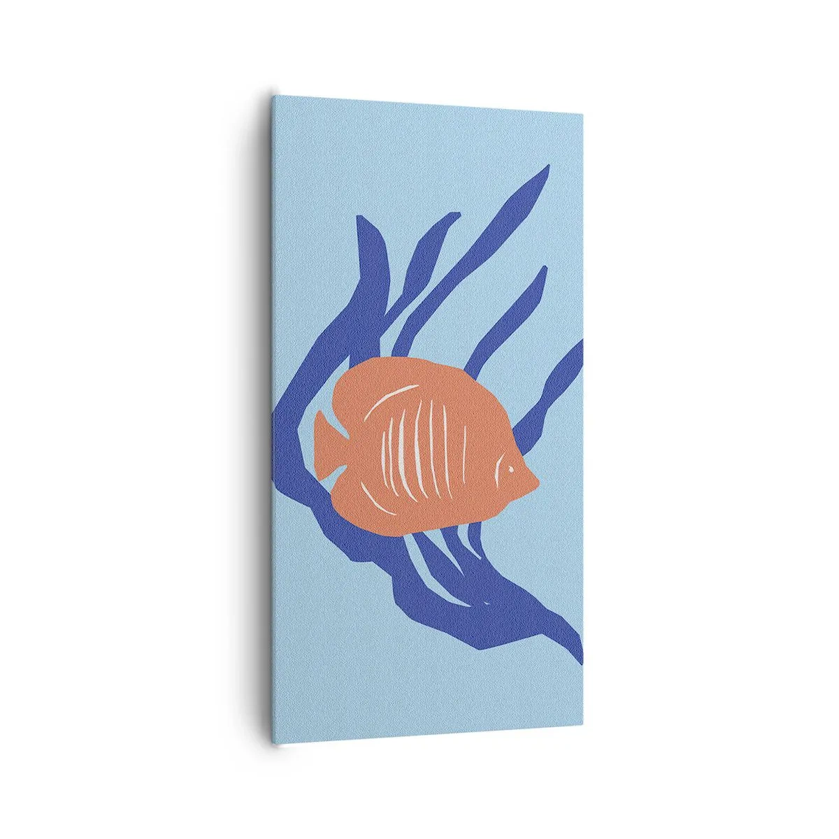 Quadro su tela - Stampe su Tela - L'abitante dei mari corallini - 65x120 cm