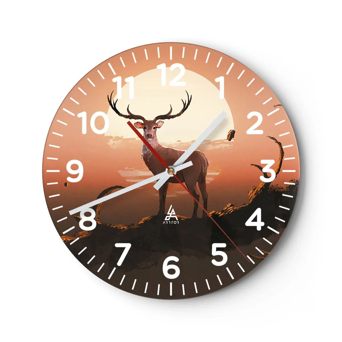 Orologio da parete - Orologio in Vetro - Questa notte è diversa dalle altre - 40x40 cm