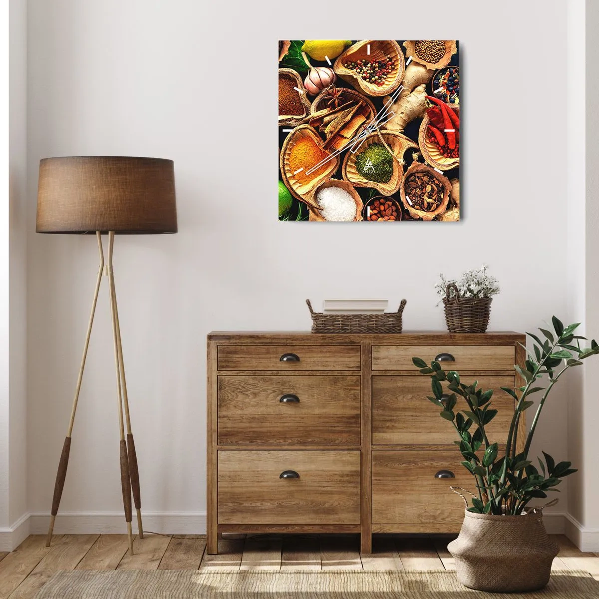 Orologio da parete - Orologio in Vetro - Prendi quello che vuoi - 30x30 cm