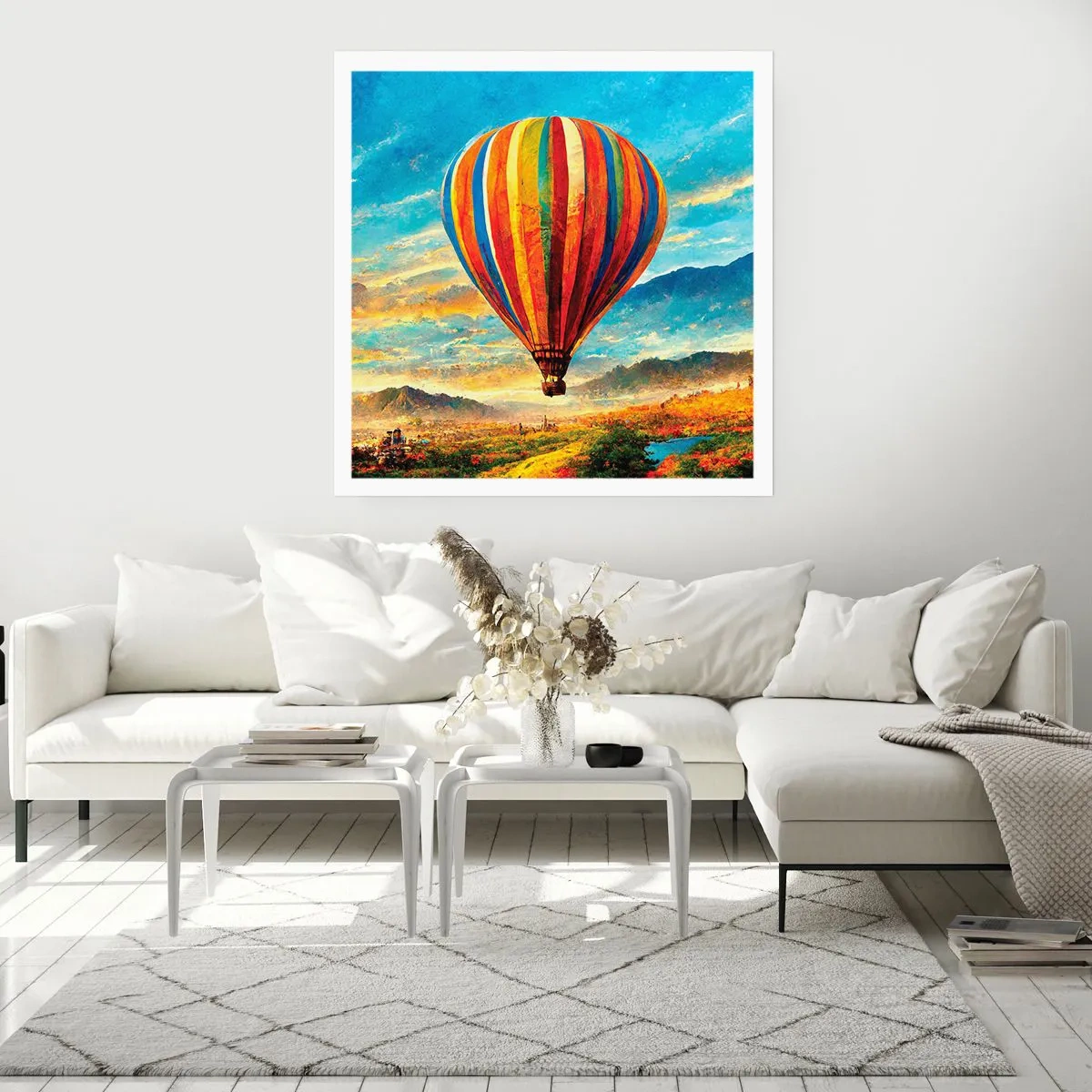 Poster - Nel silenzio si vede meglio - 60x60 cm