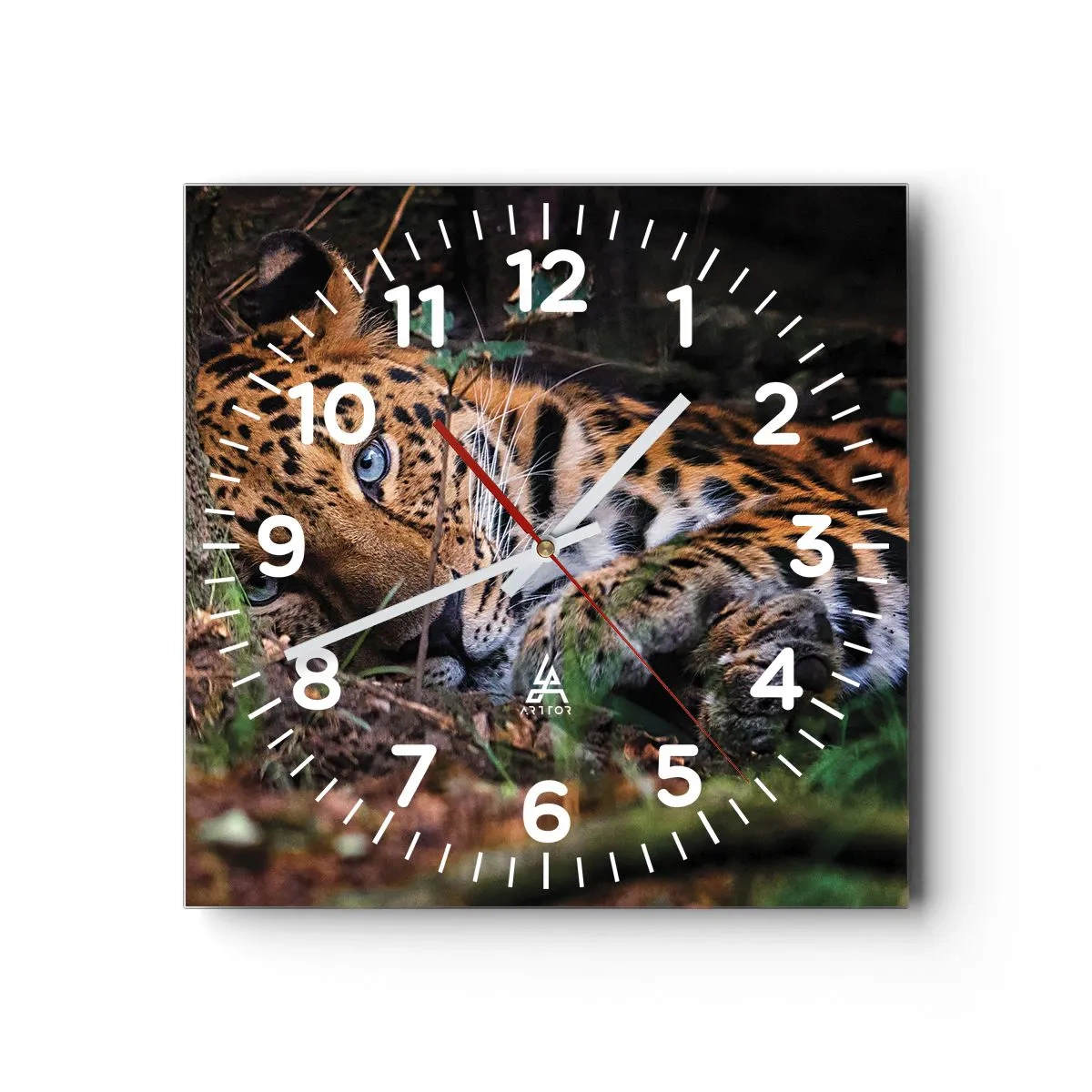 Orologio da parete - Orologio in Vetro - Fidati di me - 30x30 cm