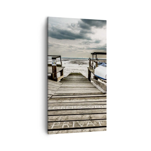 Quadro su tela - Stampe su Tela - La spiaggia del nord - 45x80 cm