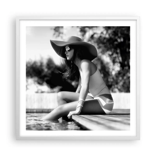 Poster in cornice bianca - Sogno estivo - 60x60 cm
