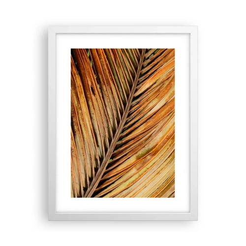 Poster in cornice bianca - Oro di cocco - 30x40 cm