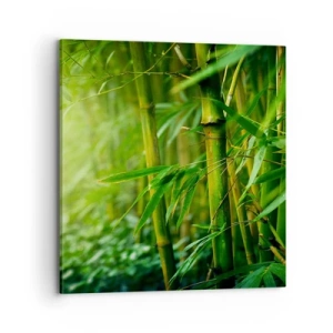 Quadro su tela - Stampe su Tela - Conoscere il verde in sé - 70x70 cm
