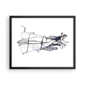 Poster in cornice nera - Studio del tocco - 50x40 cm