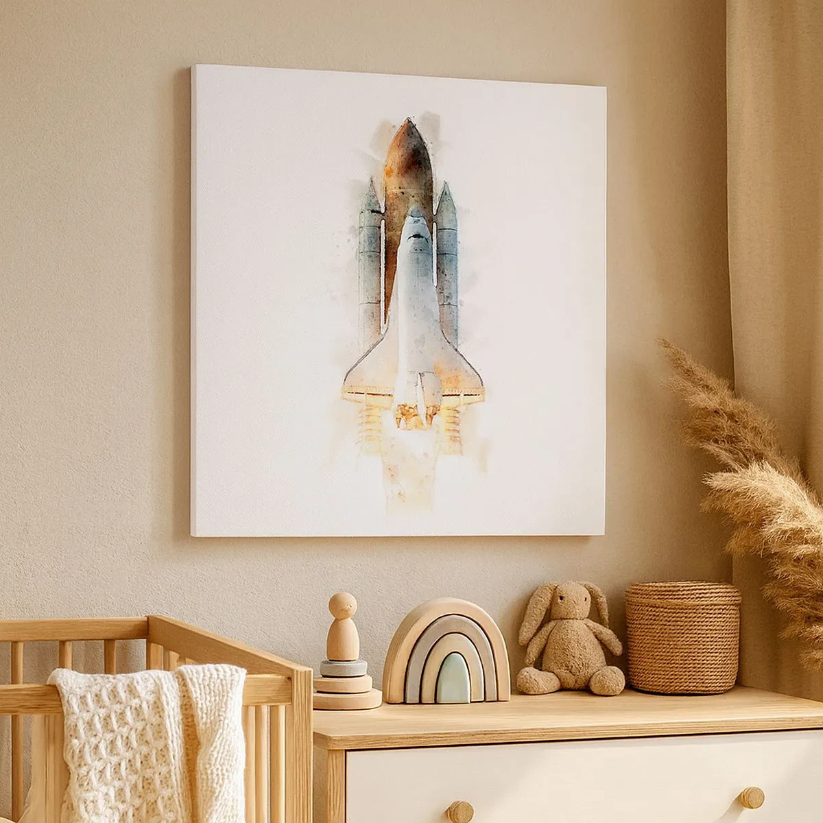 Quadro su tela - Stampe su Tela - La partenza degli esploratori - 30x30 cm