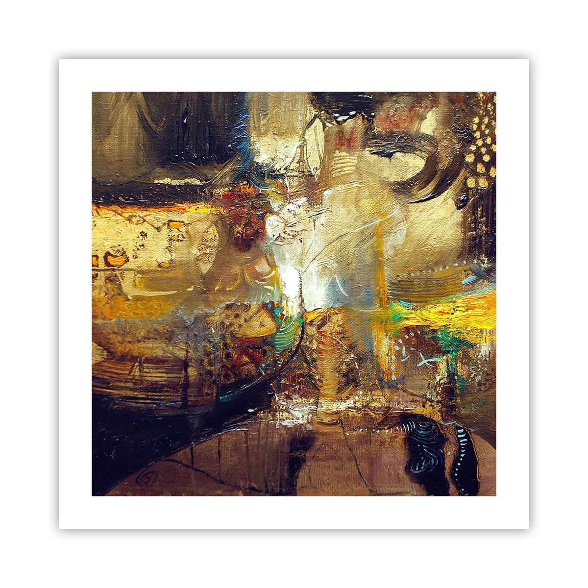 Poster - Freddo, più caldo, bollente - 50x50 cm