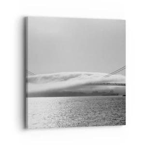 Quadro su tela - Stampe su Tela - Navigare attraverso la Porta d'Oro - 40x40 cm