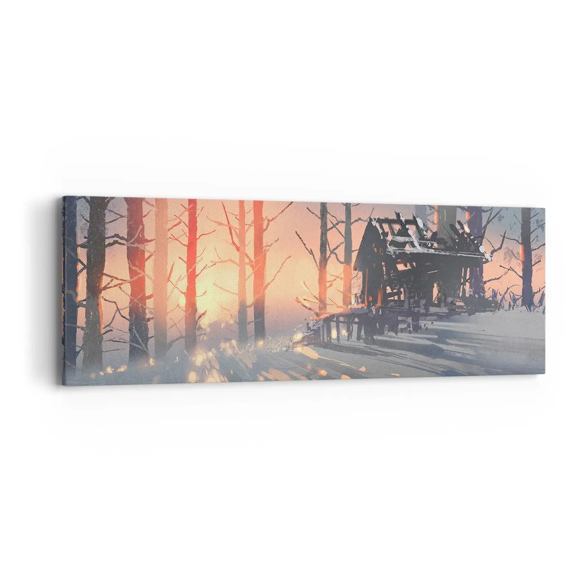 Quadro su tela - Stampe su Tela - Qui solamente il sole osserva - 90x30 cm